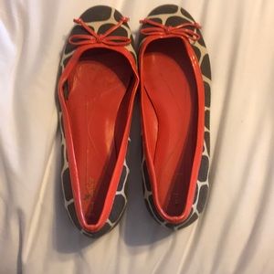 Kate Spade giraffe flats Size 8